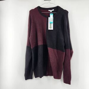 Threads 4 Thought Men's Black Medium Beryl Colorblock Sweater NWT